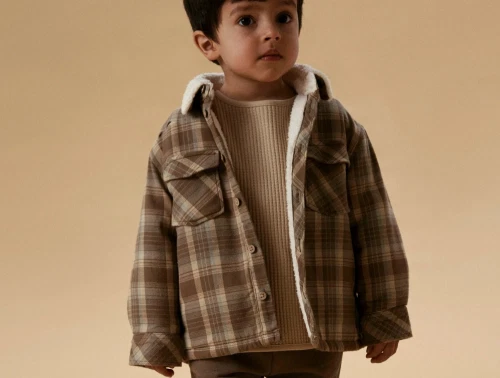 Lil\' Atelier skjorte shitake set på barn med foring