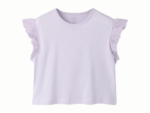 Name It top i lilla nuance orchid petal med flæseærmer