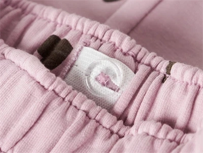 name it mini bukser burnished lilac med hjerteprint