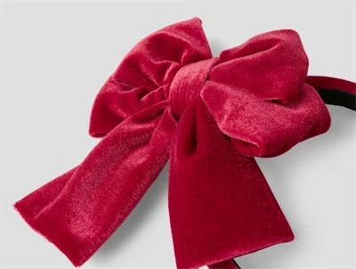 Name It hårbøjle rød med sløjfedetalje