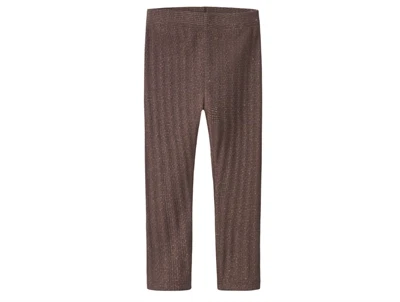 name it mini leggings peppercorn med glimmerstruktur forside