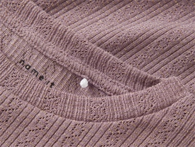 name it mini bluse toadstool med glimmerstruktur detalje