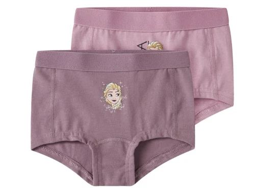 Name It MINI underbukser i rosa og lilla nuancer med Elsa motiv 2-pak