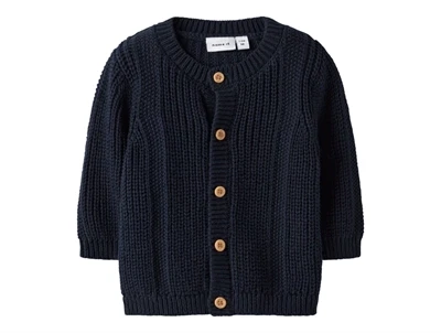 Name It cardigan navy blazer i strukturstrik
