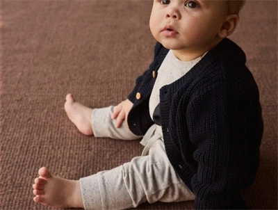 Name It cardigan navy blazer i strukturstrik