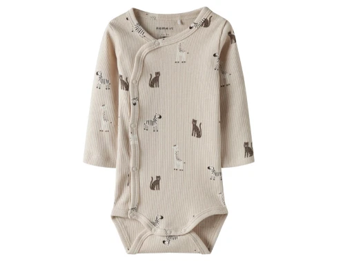 Name It slå-om body summer sand med dyreprint