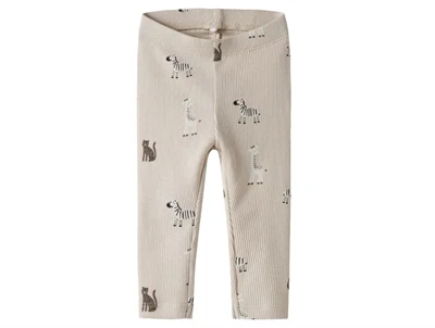 Name It leggings summer sand med dyreprint