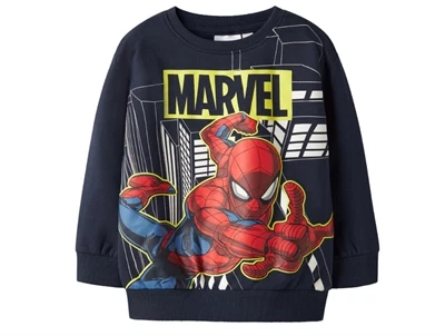 Name It sweatshirt navy blazer med Spider-Man print