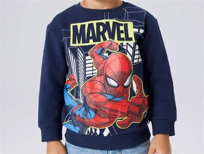 Name It sweatshirt navy blazer med Spider-Man print