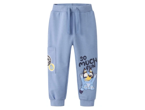 Name It sweatpants endless sky melange med Bluey print
