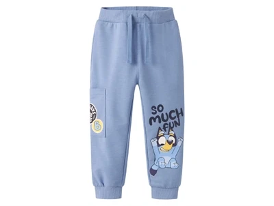 Name It sweatpants endless sky melange med Bluey print