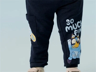 Name It sweatpants navy blazer melange med Bluey print