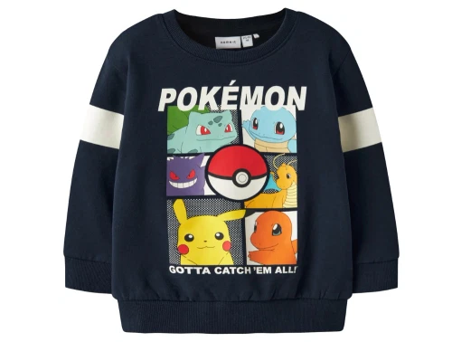 Name It sweatshirt navy blazer med Pokémon print