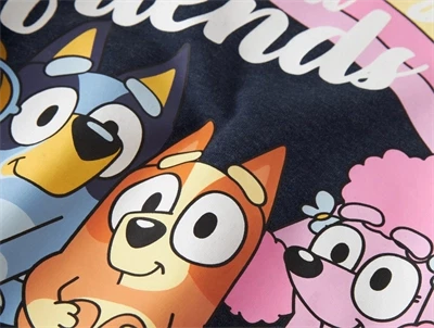 Name It sweatshirt navy blazer melange med Bluey og friends print