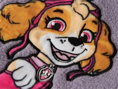 Name It fleece cardigan i lys lilla nuance lavender gray med Skye fra Paw Patrol