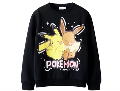 Name It sweatshirt sort med Pokémon print