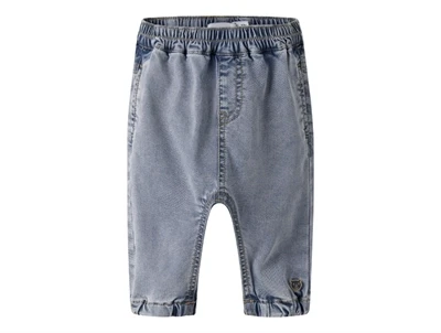 Name It jeans i lys blå denim med elastik i taljen