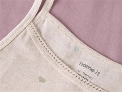 Name It undertøjstop peyote melange med hjerteprint 2-pak