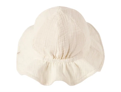Lil\' Atelier solhat i råhvid nuance set bagfra