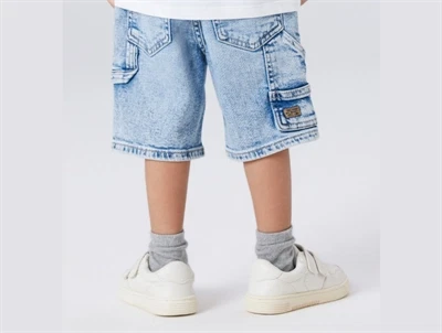 Name It denim bermuda shorts lyseblå til børn