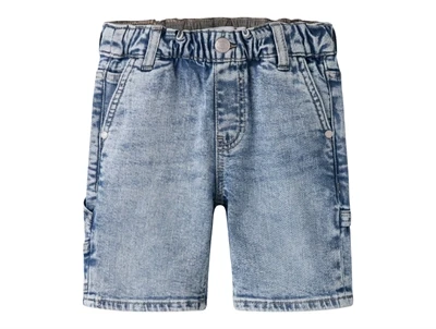 Name It lyseblå denim bermuda shorts med cargo lomme