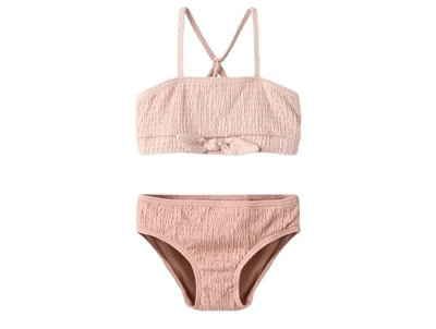Lil' Atelier bikini i fersken nuance set forfra