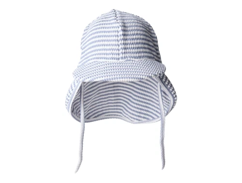 Lil Atelier solhat tradewinds med striber og nakkeskygge