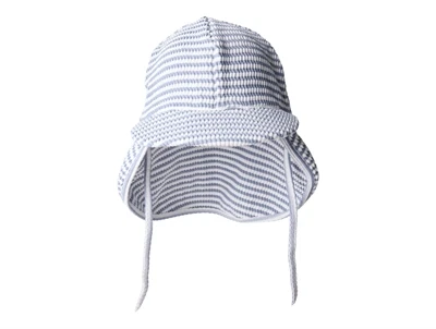 Lil Atelier solhat tradewinds med striber og nakkeskygge