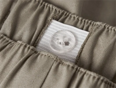 Lil\' Atelier badeshorts i brun nuance med snøre i taljen