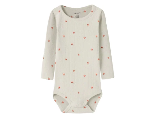 Name It body i beige nuance peyote melange med bærprint