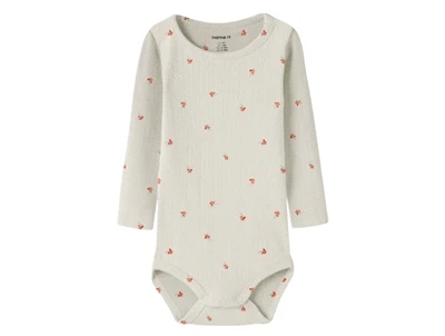 Name It body i beige nuance peyote melange med bærprint