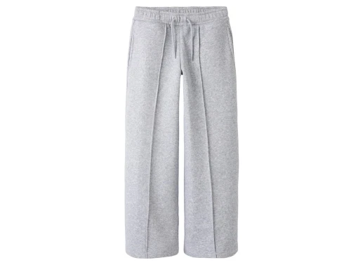 Name It sweatbukser light grey melange med brede ben produktfoto