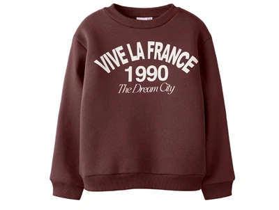 Name It sweatshirt andorra med frontprint produktfoto