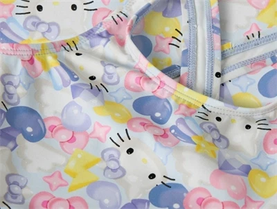 Name It badedragt ancient water Hello Kitty print detalje