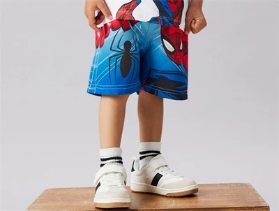 Name It badeshorts blå med Spider-Man print til børn