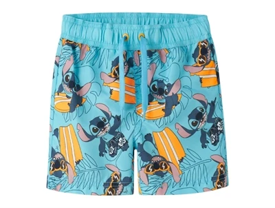Name It badeshorts bluefish med Disney Stitch motiv