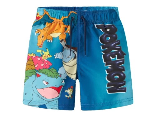 Name It badeshorts blå Pokémon figurer print