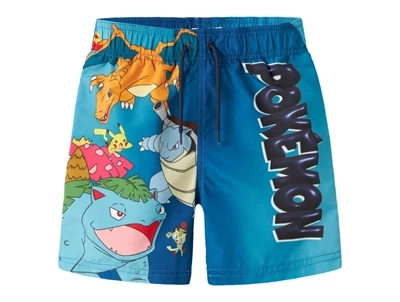 Name It badeshorts blå Pokémon figurer print