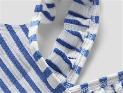 Name It badedragt blå striber detalje af stropper