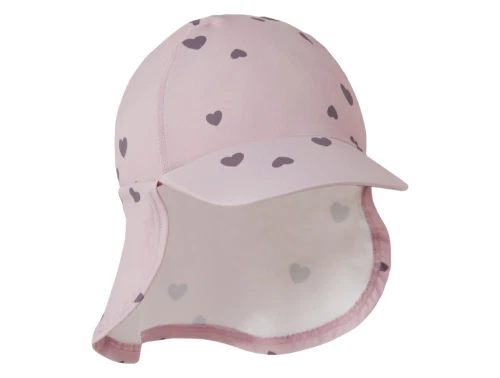 Name It UV solhat i lilla nuance med hjerteprint