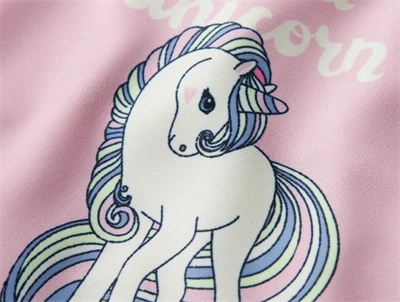 Name It badedragt pirouette enhjørning print detalje