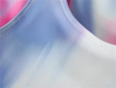 Name It badedragt purple impression tie dye detalje