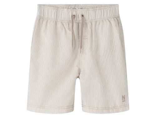 Name It badeshorts beige med smalle striber