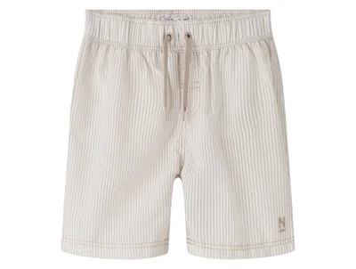 Name It badeshorts beige med smalle striber
