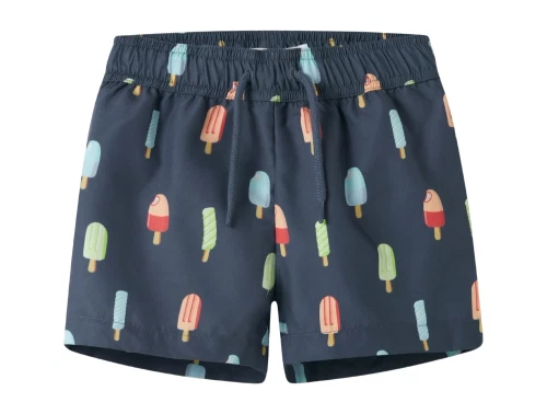 Name It badeshorts vintage indigo med farverige ispinde
