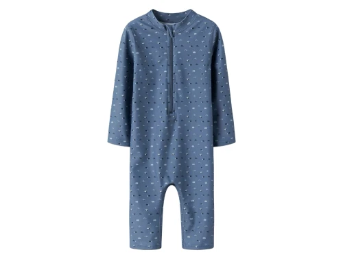 Name It uv badedragt blå med små biler print