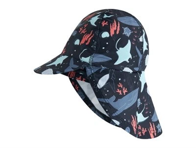 Name It UV solhat navy blazer med havdyrprint