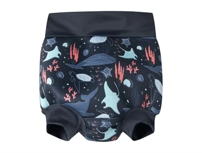 Name It badeble navy med havdyr print til baby