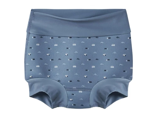 Name It badeble blå med små biler print til baby