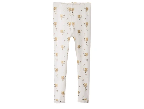 leggings i coconut milk fra Lil\' Atelier med blomsterprint